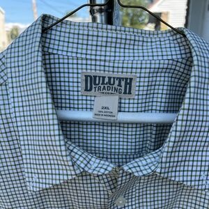 Duluth Trading XXL 100% Cotton Men’s Button Down shirt
